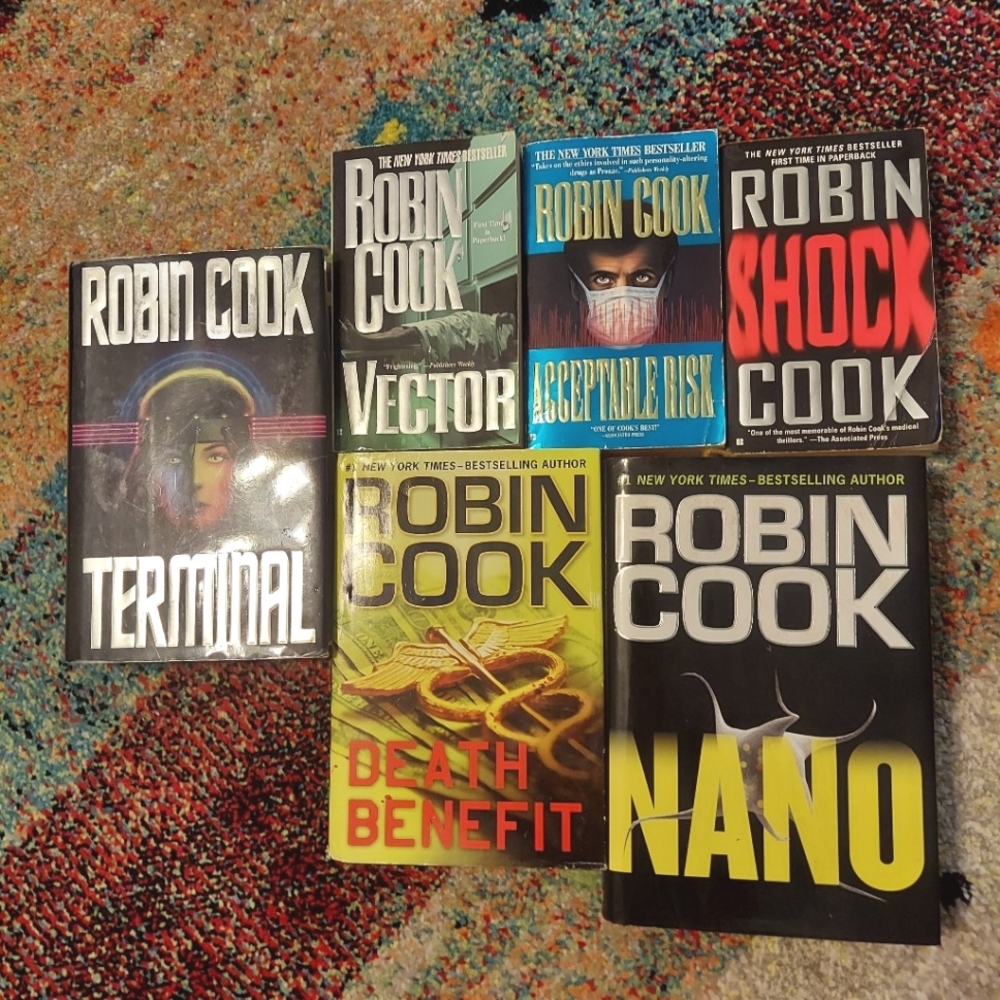 (6) Robin Cook HARDCOVER books *FINAL MARKDOWN*